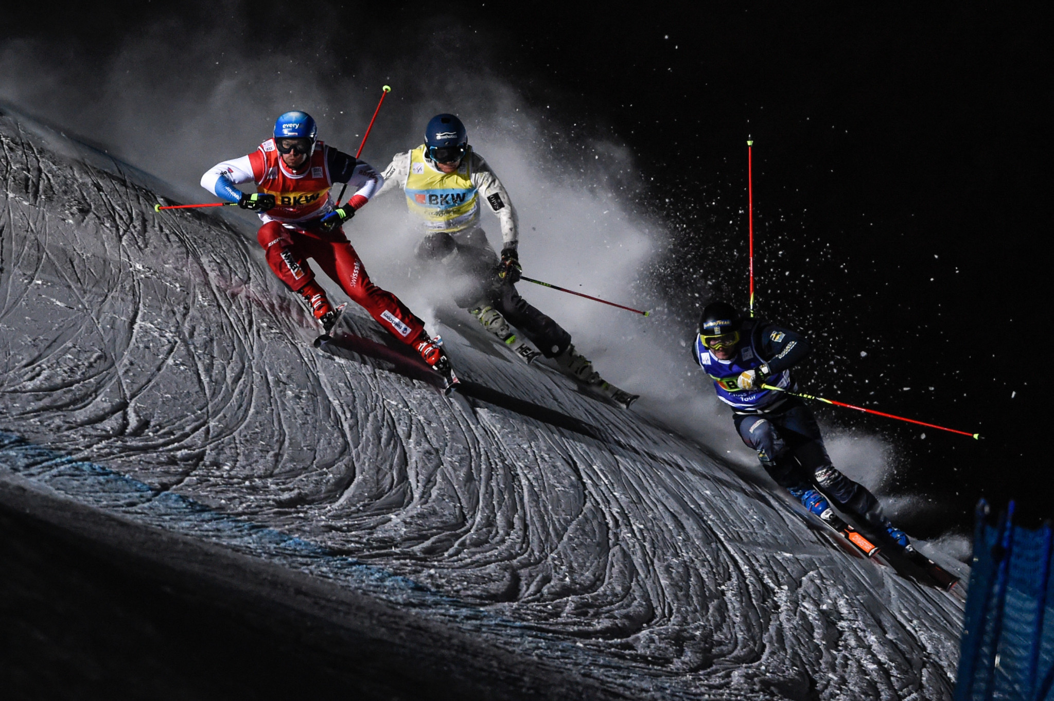 The FIS Ski Cross World Cup event in Arosa is set to take place under floodlights ©Getty Images