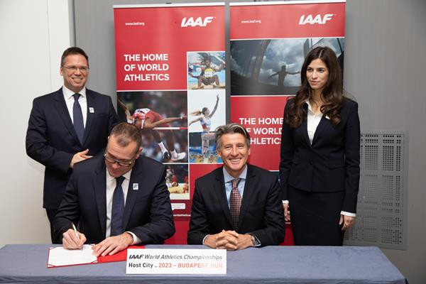 Budapest was today officially confirmed as the host city of the 2023 International Association of Athletics Federations World Championships ©IAAF
