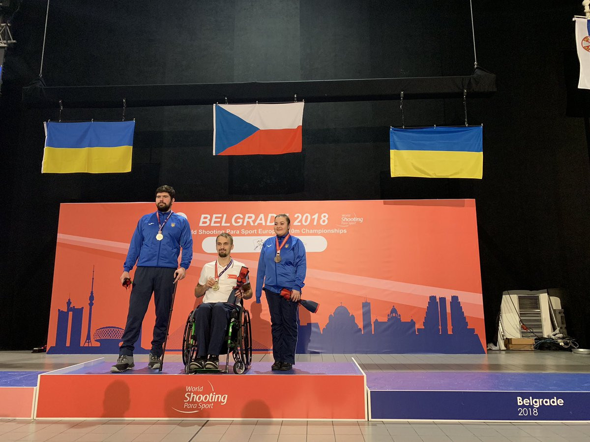 Three gold medals decided at first European Para Shooting Championships for five years