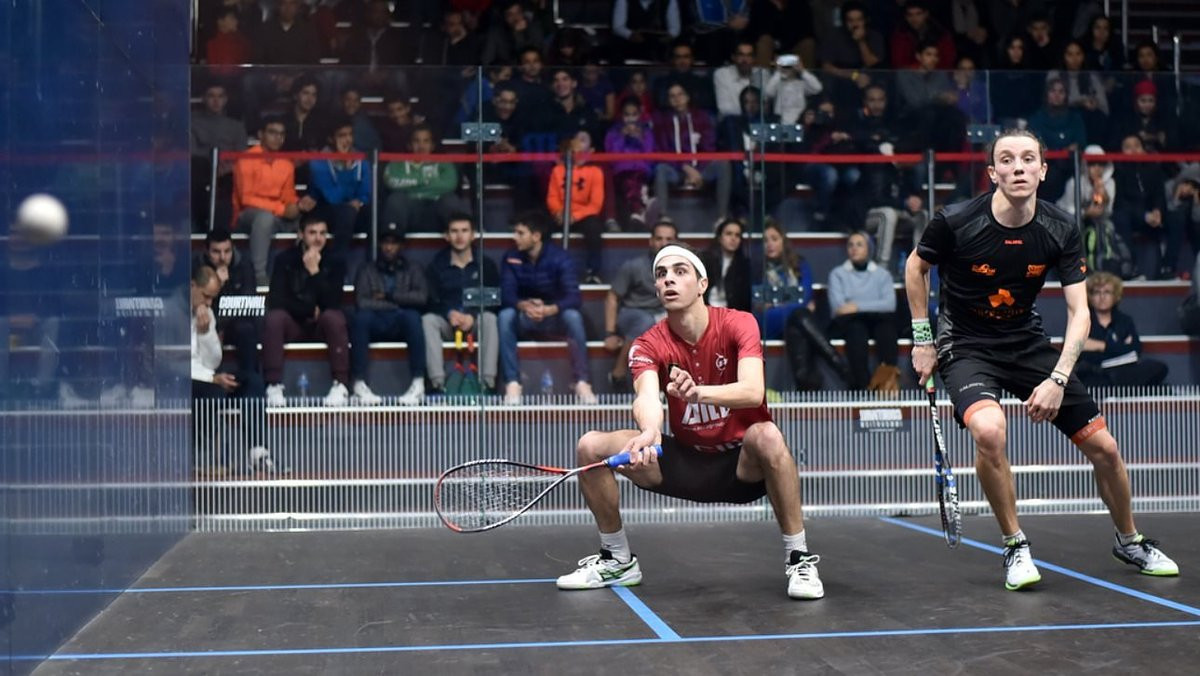 Second seed Farag breezes through to last-16 at Black Ball Squash Open in Cairo