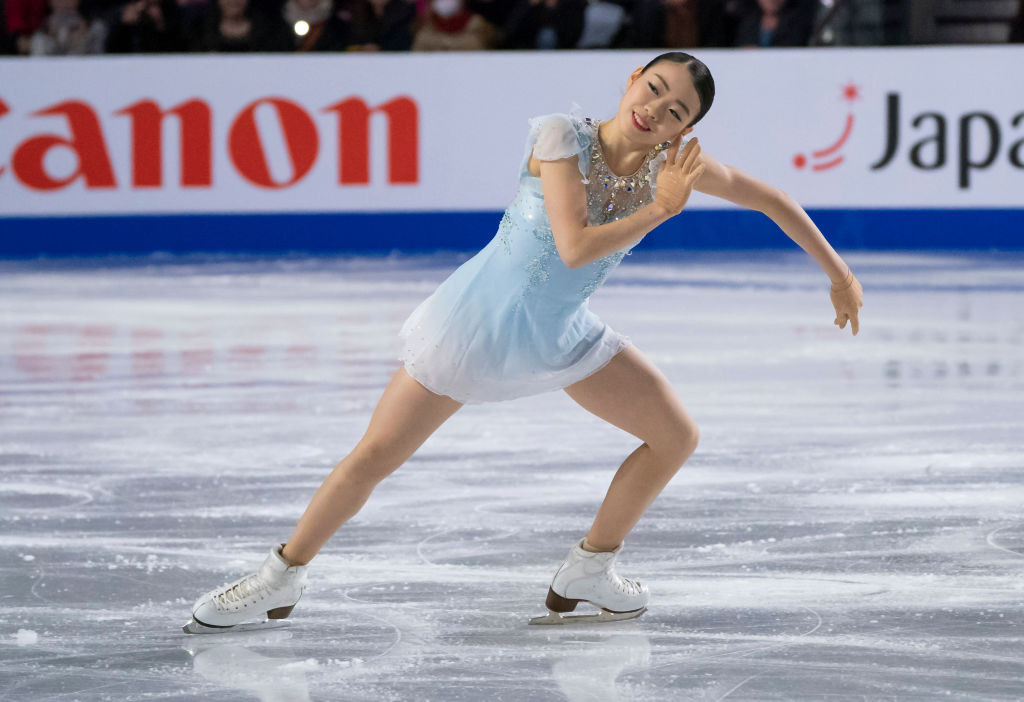Rika Kihira of Japan finished above Olympic champion Alina Zagitova on the first day of the ISU Grand Prix of Figure Skating final ©International Skating Union