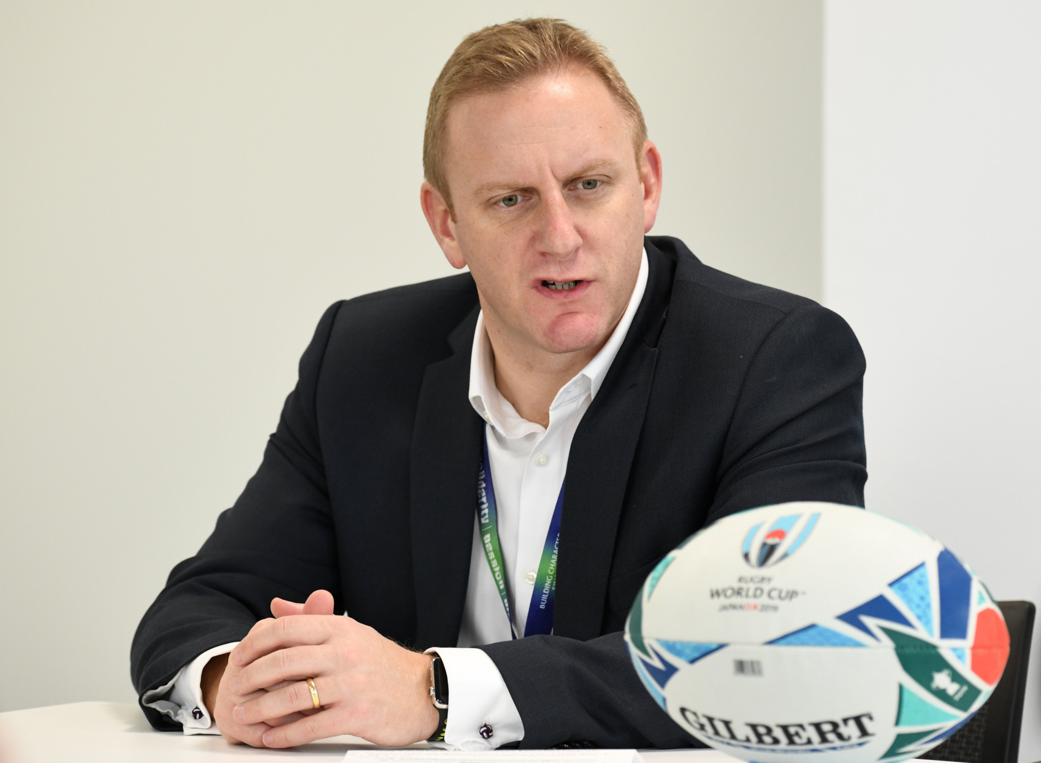 Tournament director of the 2019 Rugby World Cup, Alan Gilpin, commended the organising committee of the tournament for the progress they have made this year ©Getty Images