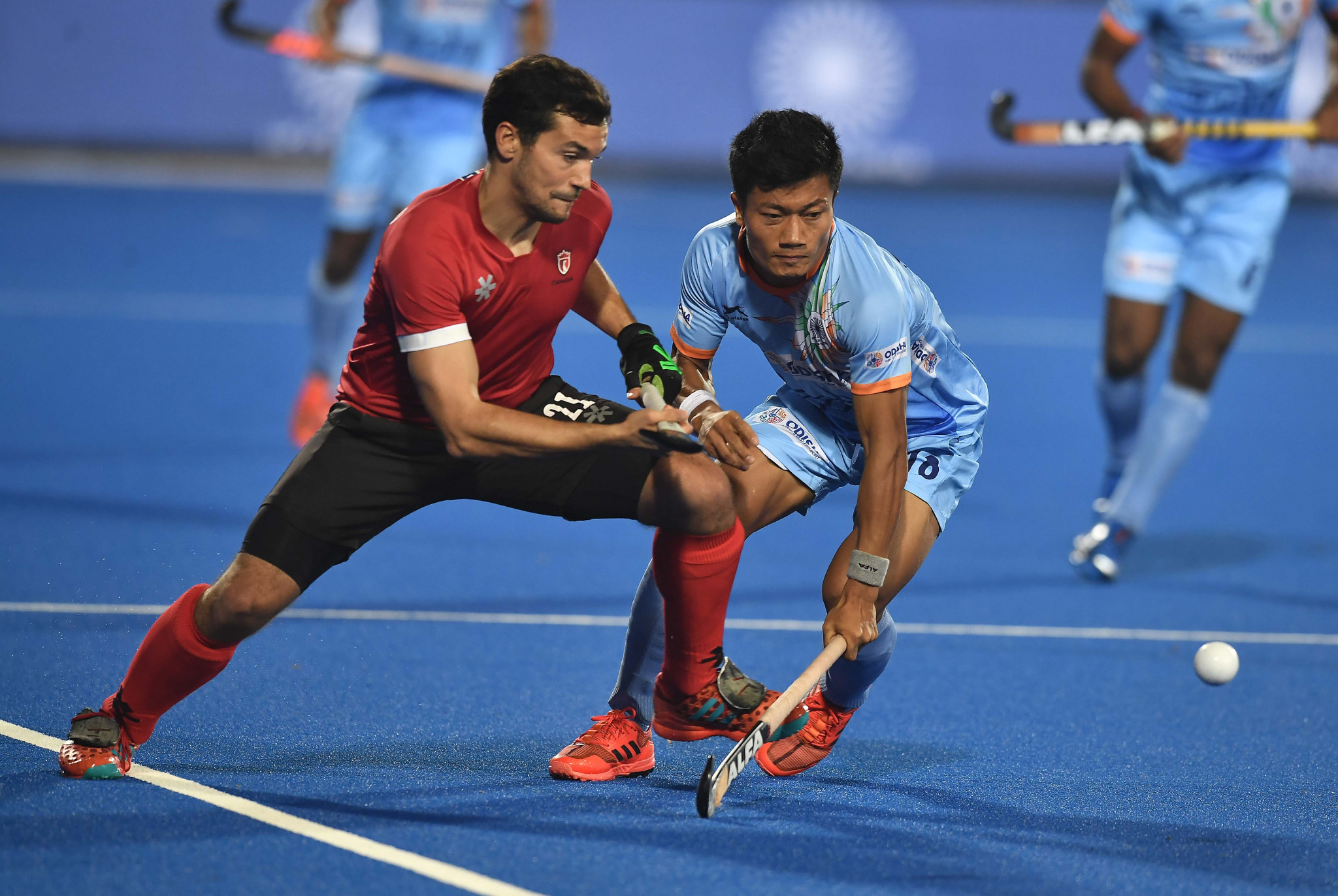 India thrashed Canada to reach the quarter-finals ©Getty Images