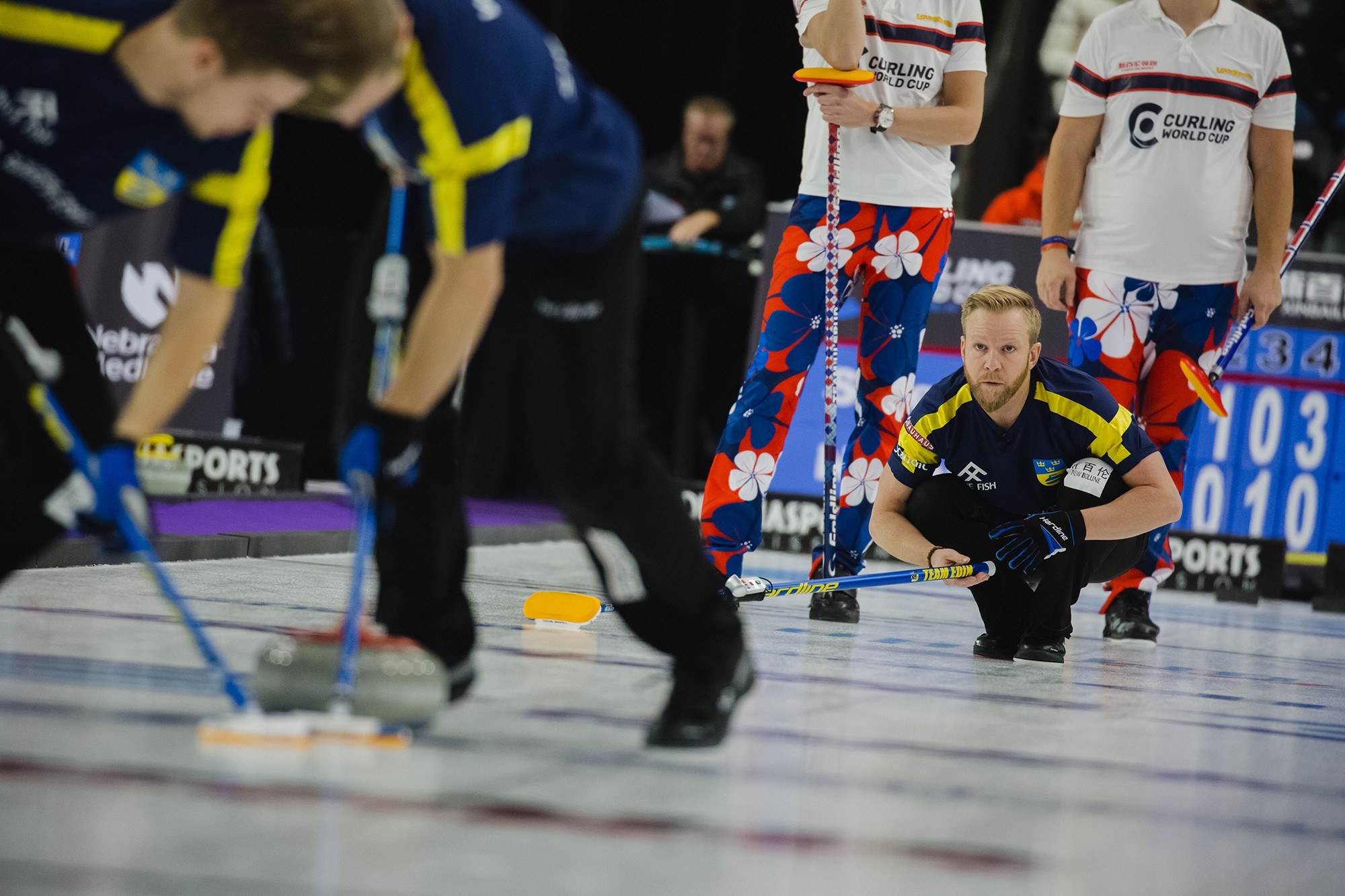 Sweden will play the United States at the Curling World Cup in what will be a rematch of the 2018 Pyeongchang Winter Olympic final ©WCF