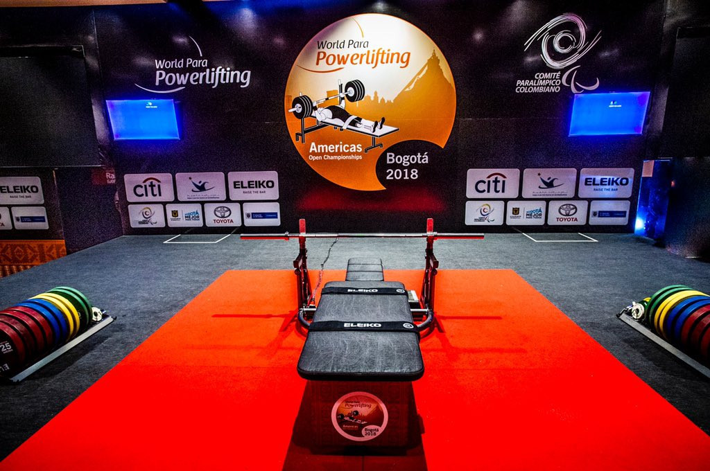Action at the World Para Powerlifting Americas Open Championships in Bogota is providing fierce competition ©World Para Powerlifting/Twitter