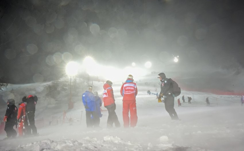 The men's slalom in Val d'Isere was cancelled due to poor weather ©FIS Alpine/Twitter