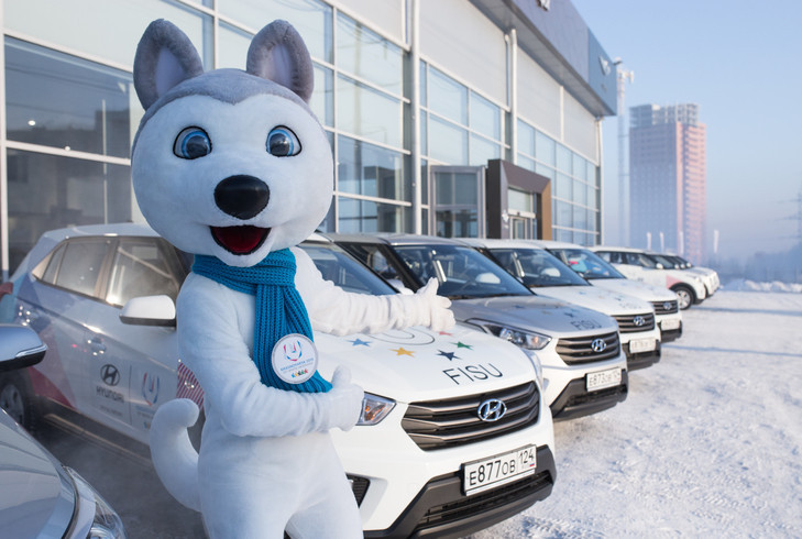 Hyundai has provided 300 cars and buses for the 2019 Winter Universiade as the official automotive partner of the event ©Winter Universiade