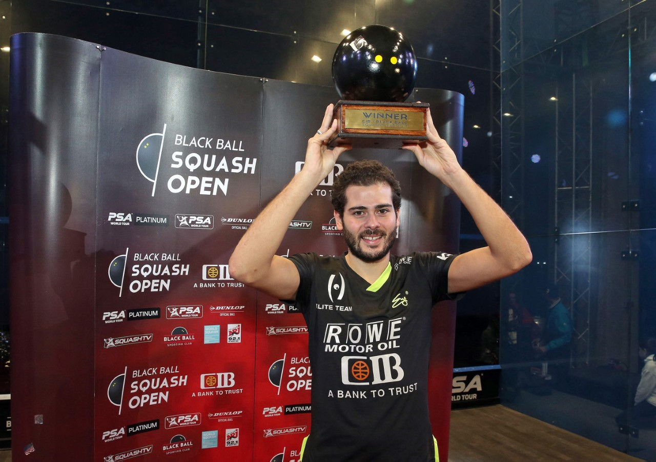 Gawad back on top as he beats world number two and compatriot Farag at Black Ball Squash Open in Cairo