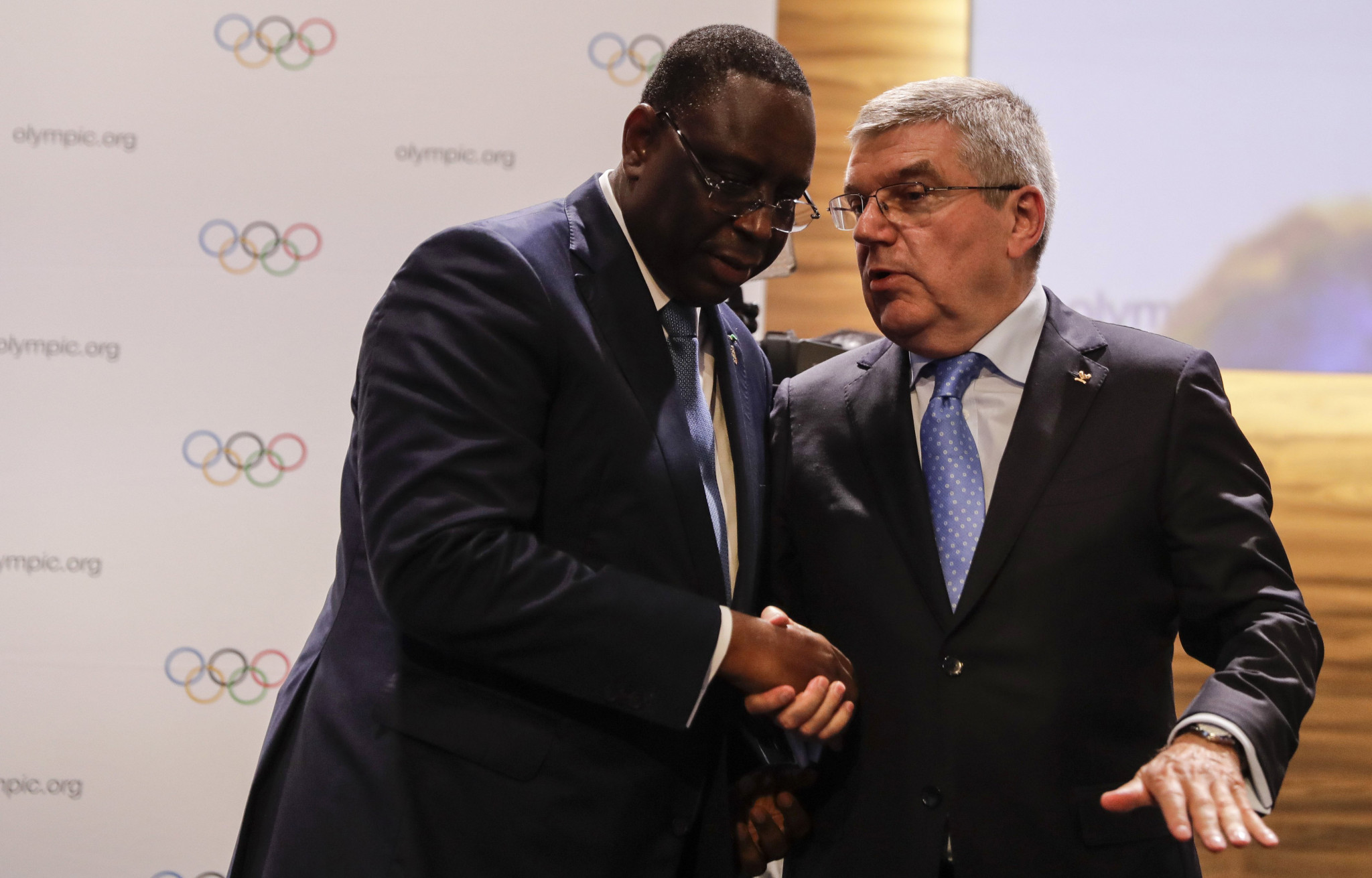 IOC President Thomas Bach called for swift action in a letter sent to Senegal President Macky Sall ©Getty Images