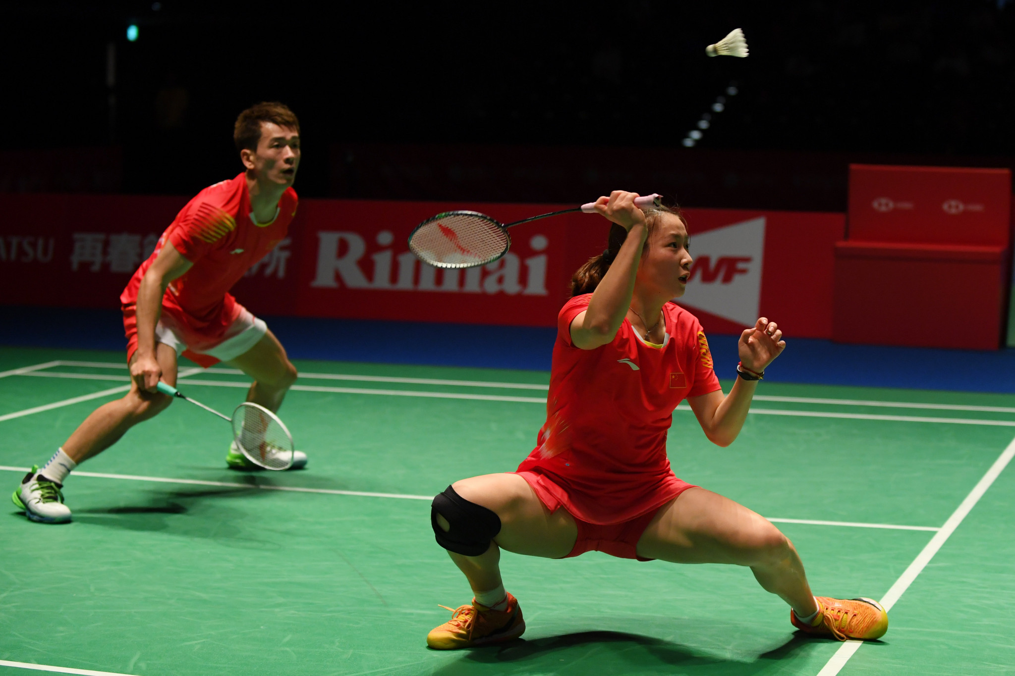Zheng Siwei and Huang Yaqiong are considered the overwhelming favourites in the mixed doubles ©Getty Images