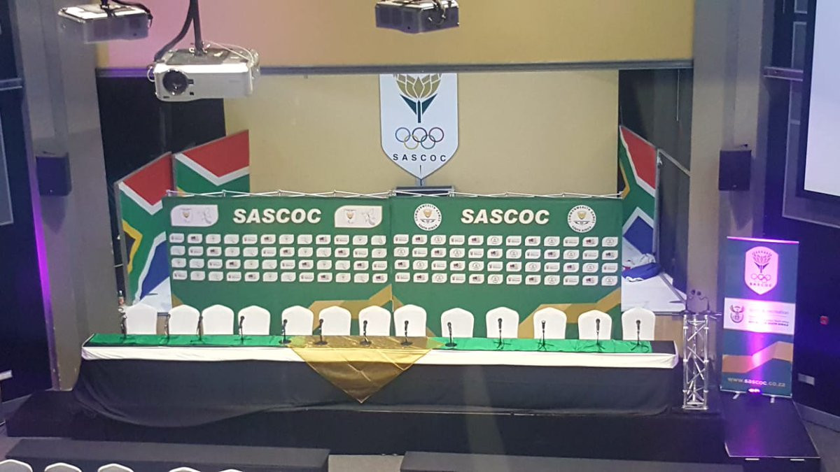 The SASCOC President addressed the report at the AGM in Johannesburg ©SASCOC