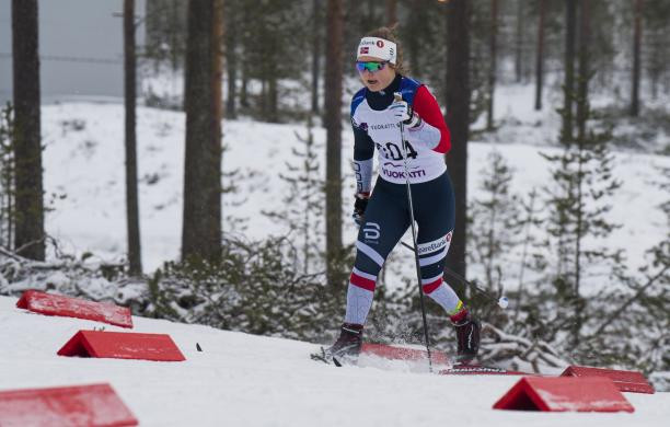 Seventeen-year-old Vilde Nilsen earned her first World Para Nordic Skiiing World Cup gold for Norway in Vuokiatti, Finland today ©World Parasport