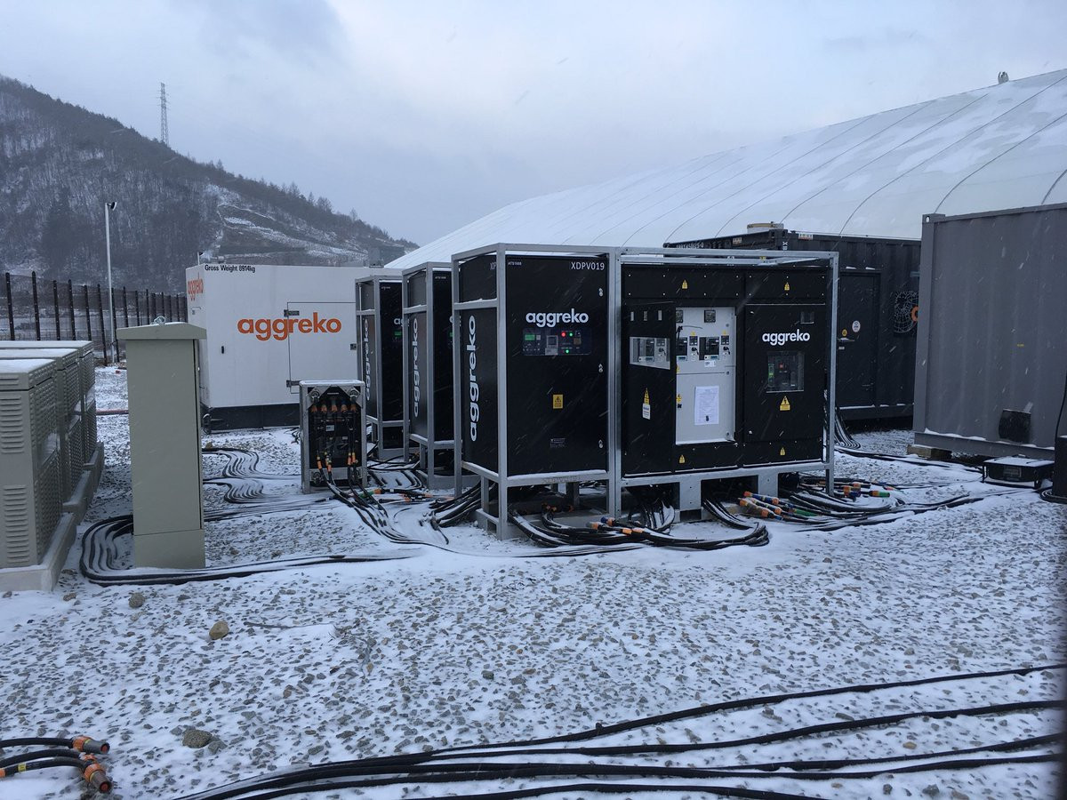 Aggreko provided power at this year's Winter Olympic Games in Pyeongchang ©Aggreko