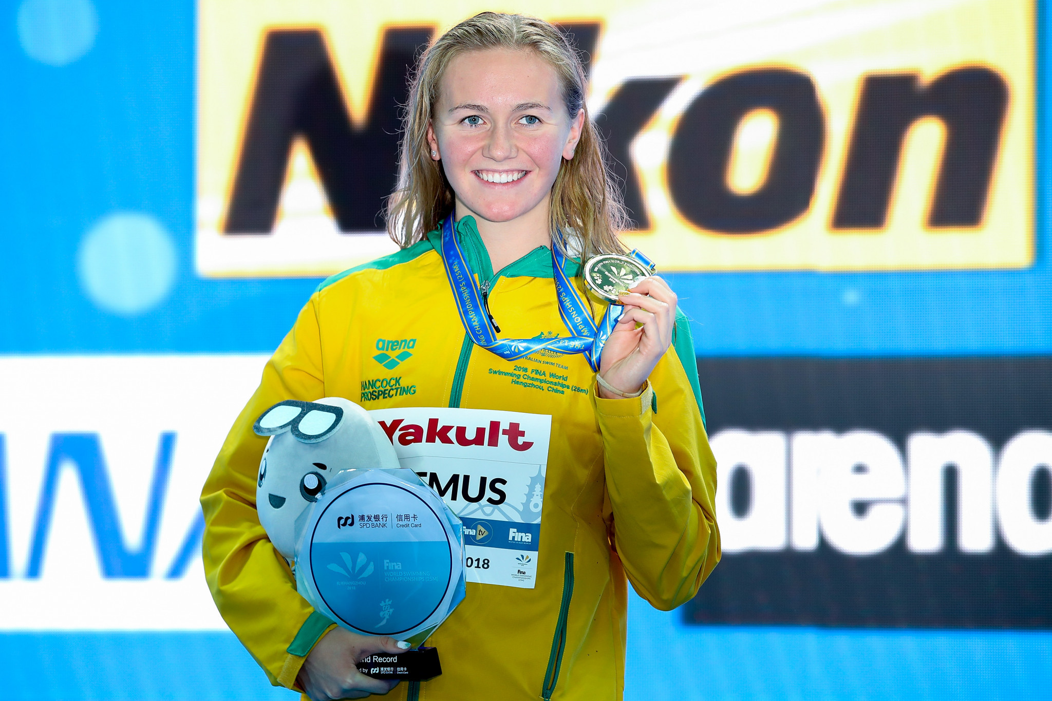 Ariarne Titmus won the women's 200m freestyle in a world record time ©Getty Images