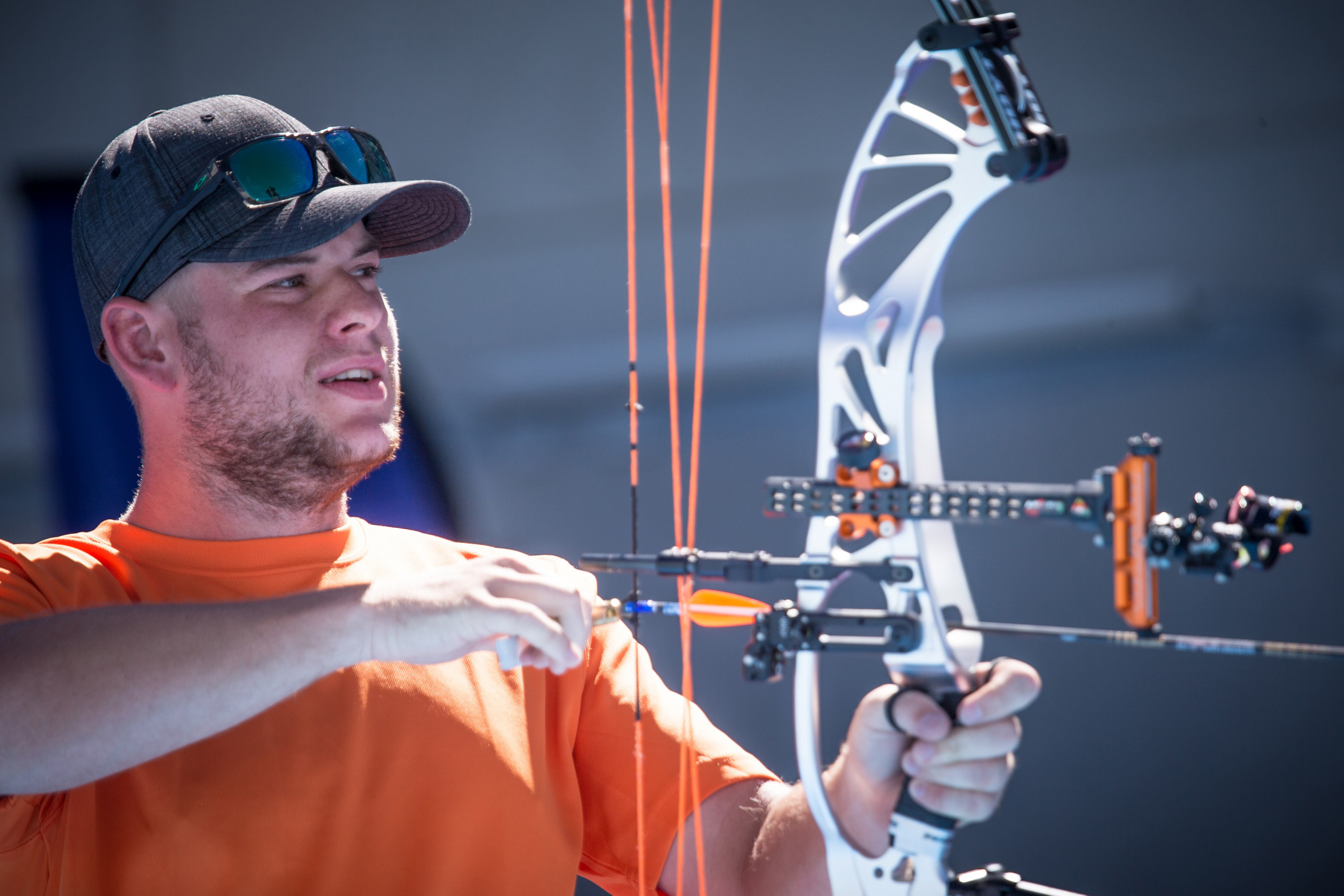 Rankings leader Schloesser tops men's compound qualification after day one of Indoor Archery World Series in Rome