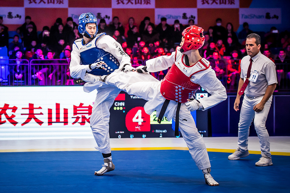 Upsets define semi-final action at World Taekwondo Grand Slam Champions series 