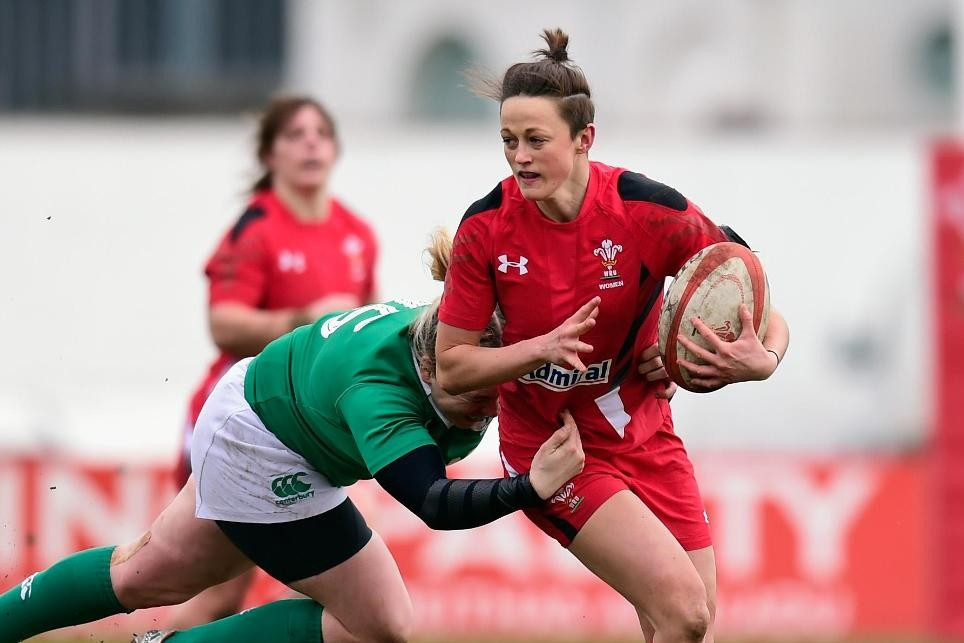 Laurie Harries is one of two Welsh players to join up with her Scottish and British counterparts for a Rio 2016 training programme