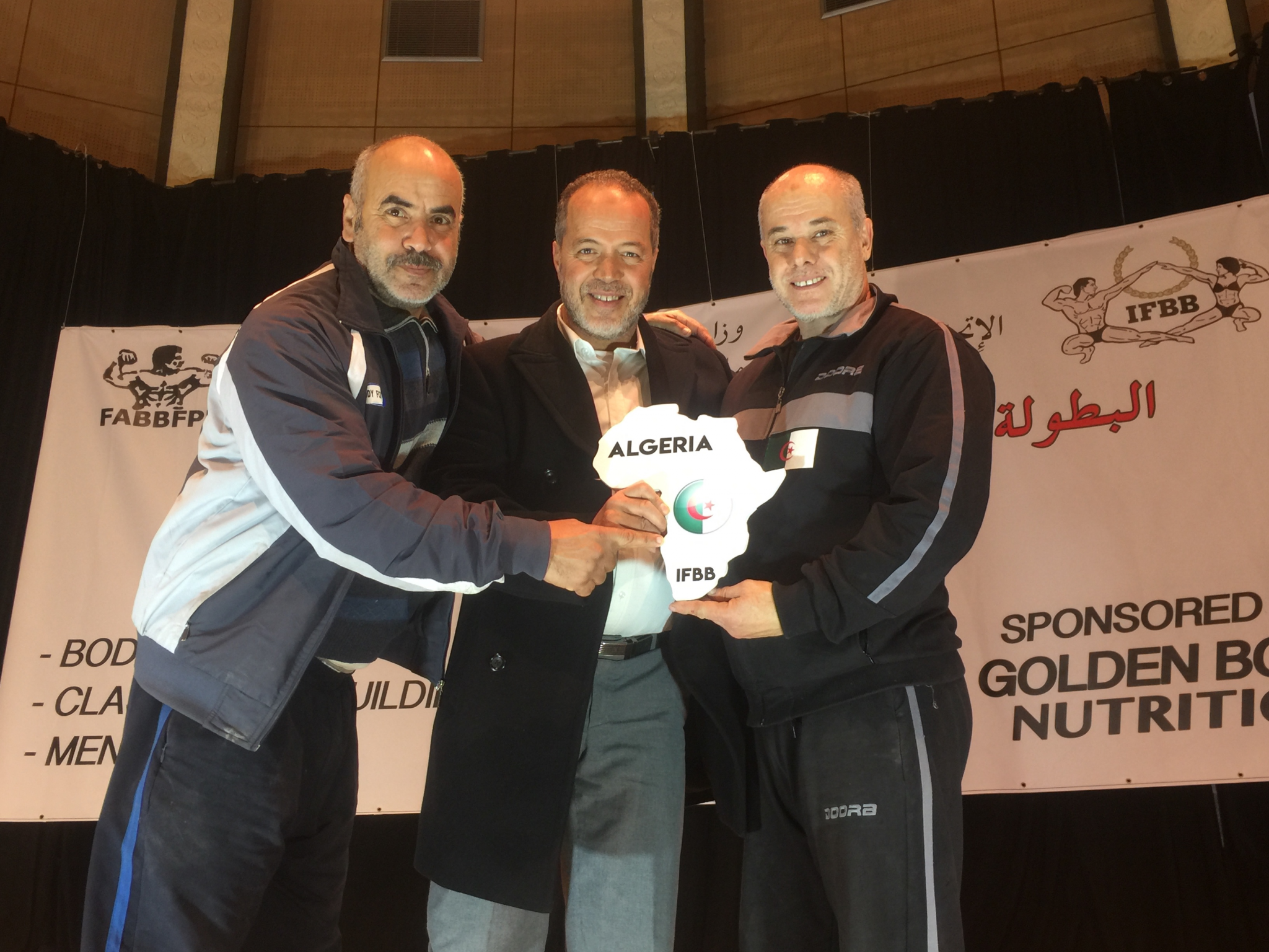 Algeria were hosting an international bodybuilding event for the second time ©IFBB