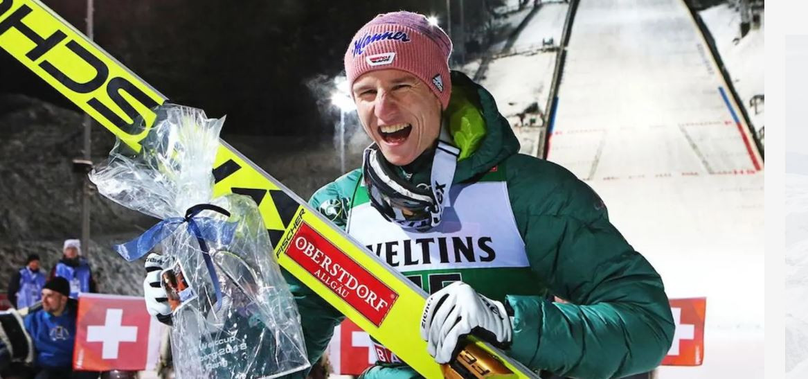Germany's Karl Geger won in Switzerland today ©FIS