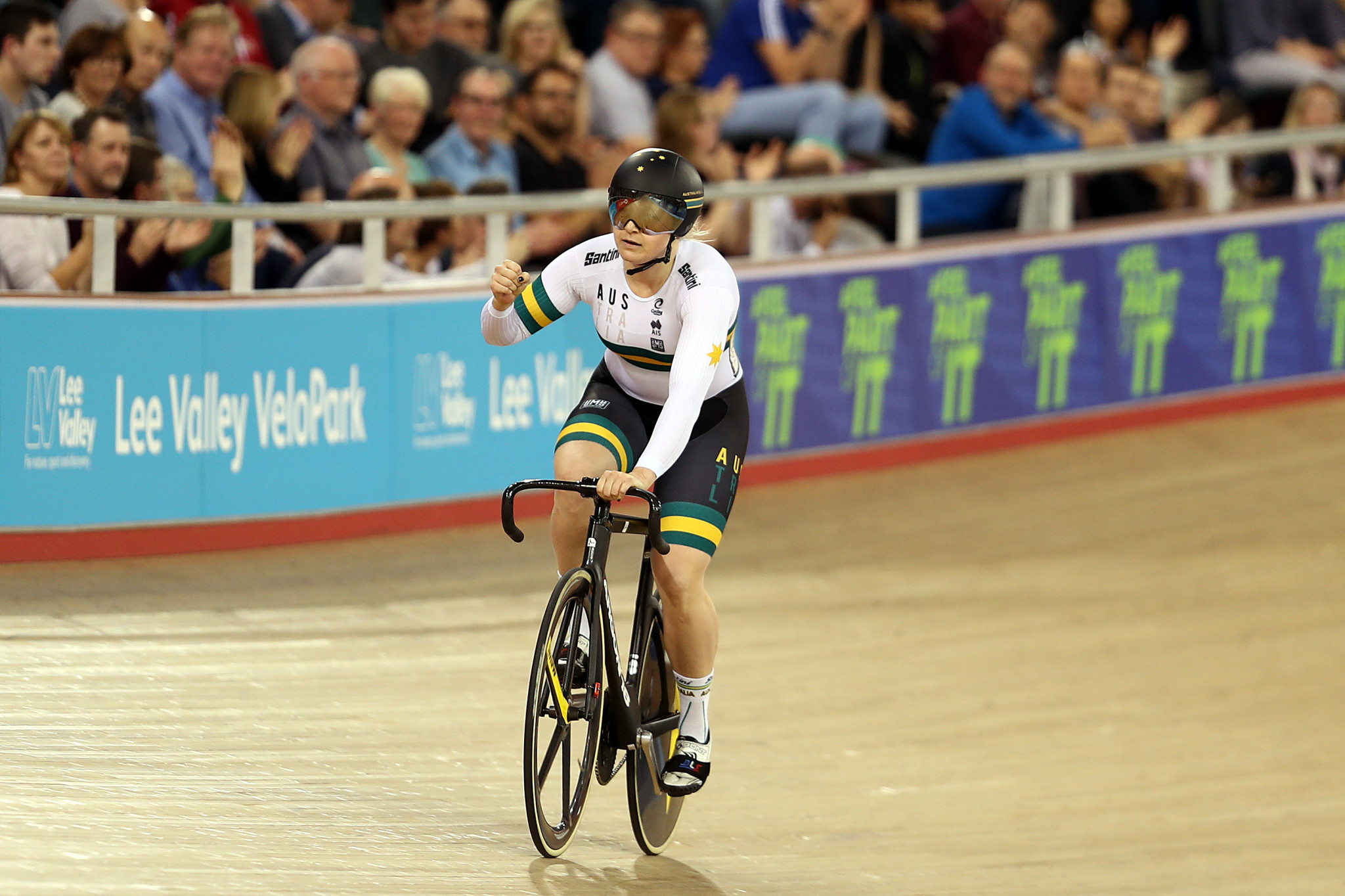 Stephanie Morton won the women's individual sprint event ©Getty Images