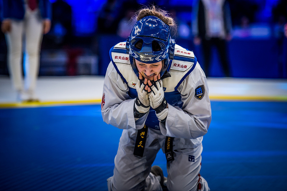Lauren Williams won one of Great Britain's two gold medals at the Grand Slam Champions Series finals in Wuxi today ©World Taekwondo