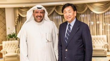 ANOC President Sheikh Ahmad lauds AIBA counterpart C K Wu at 2015 World Boxing Championships