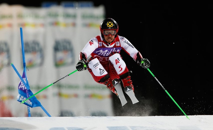 Marcel Hirscher of Austria won his first career parallel giant slalom event at the FIS Alpine Ski World Cup in Alta Badia ©Getty Images