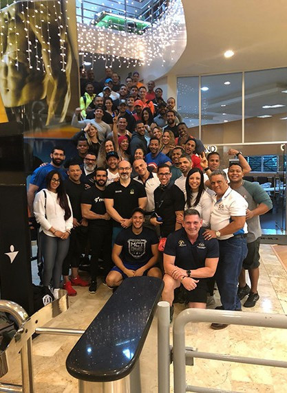Sixty people took part in the newest course being run as part of the International Federation of Fitness and Bodybuilding Academy ©IFBB