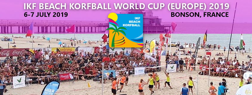 The International Korfball Federation has awarded the European version of its Beach World Cup to Bonson in France ©IKF