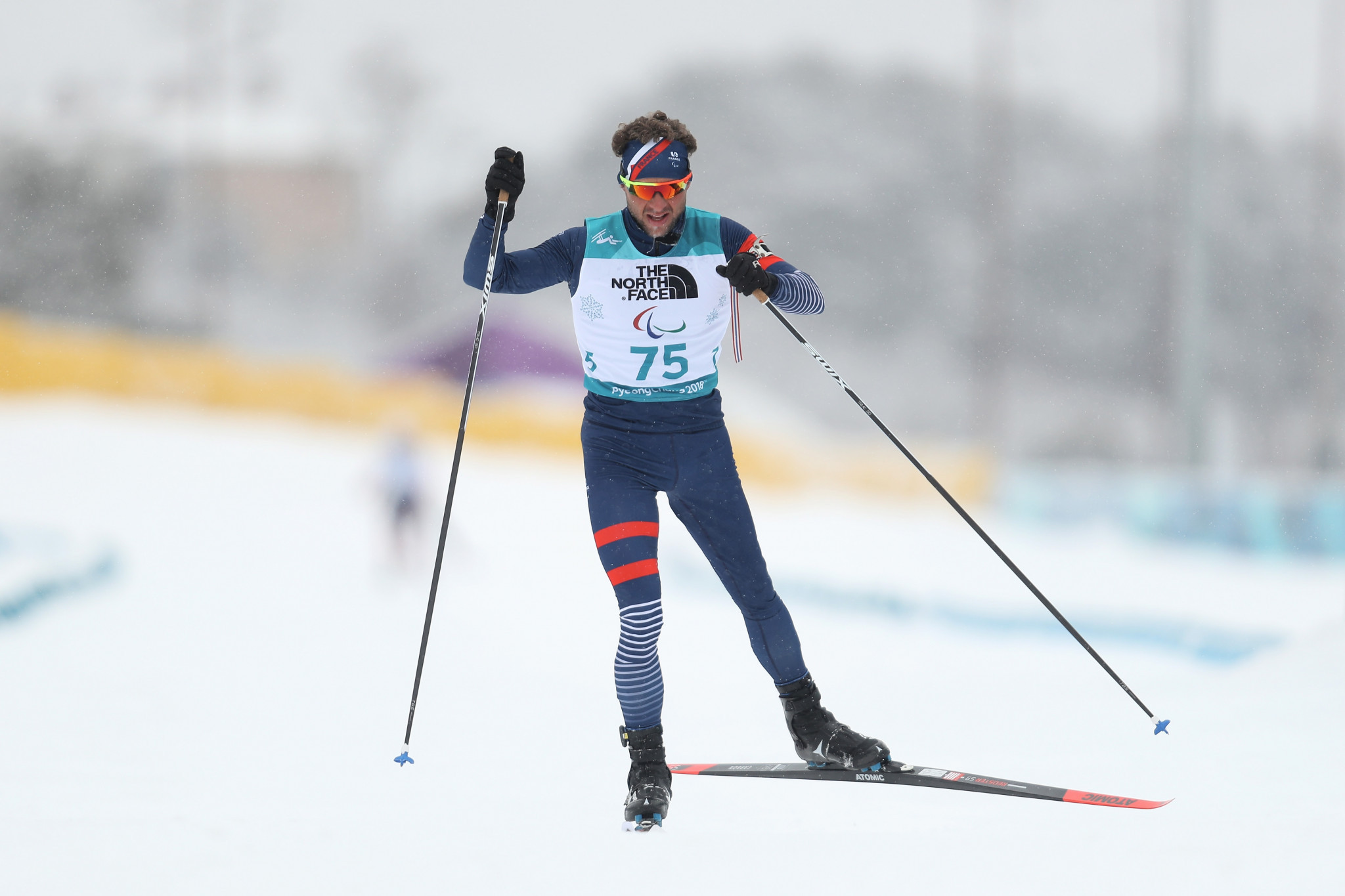 Benjamin Daviet won gold today in a new form of Para-biathlon race ©Getty Images