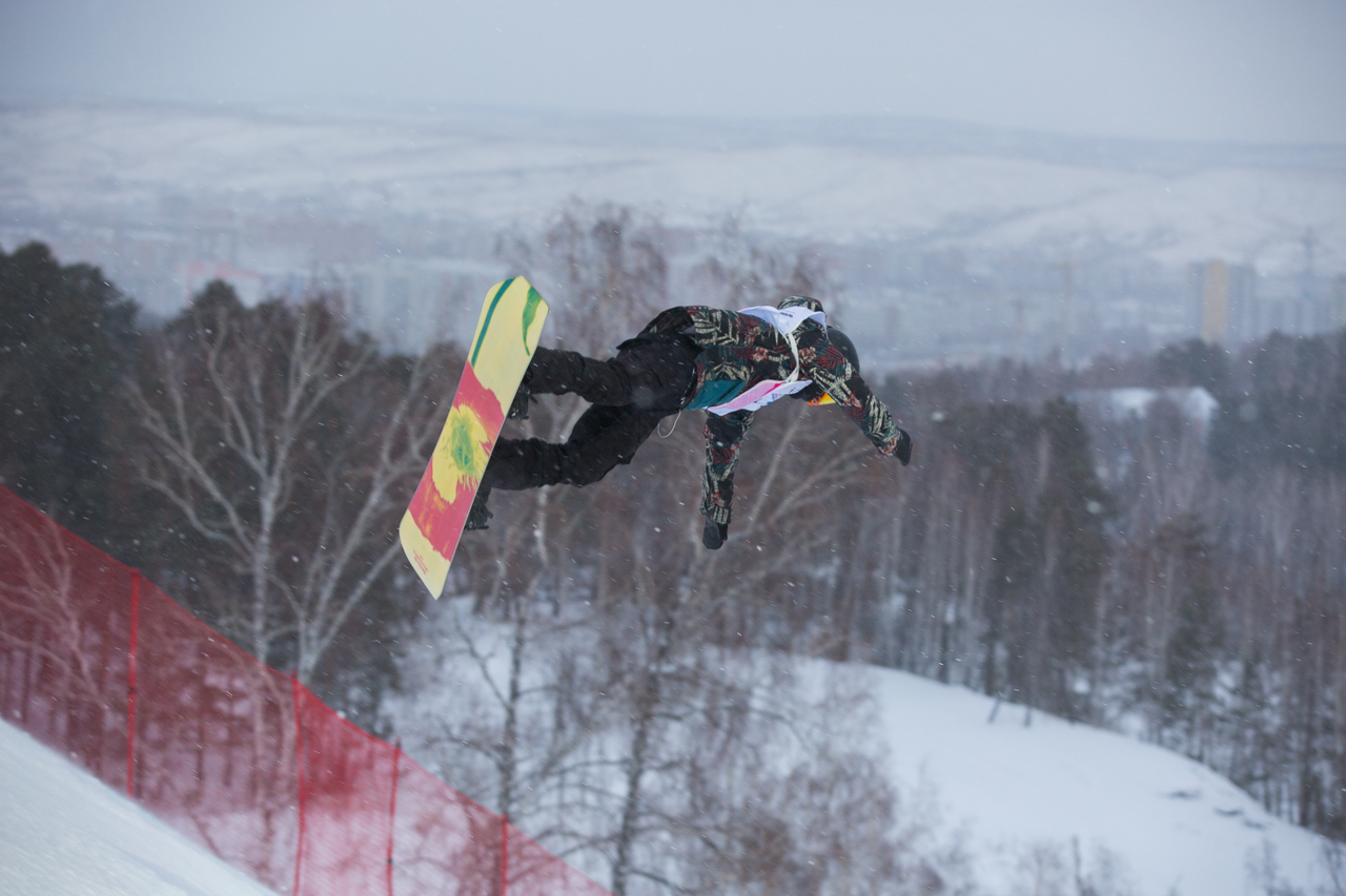 Snowboarders tested out one of the key facilities for Krasnoyarsk 2019 ©FISU
