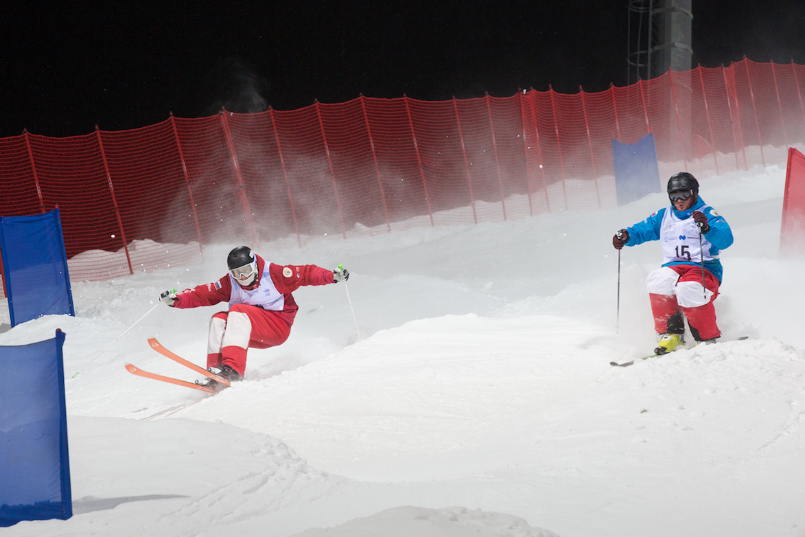 Moguls competition was also held in the Siberian city ©FISU