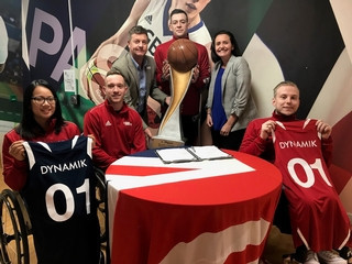 British Wheelchair Basketball has welcomed DYNAMIK, the sports flooring and walling specialist, as its official technical partner ©British Wheelchair Basketball