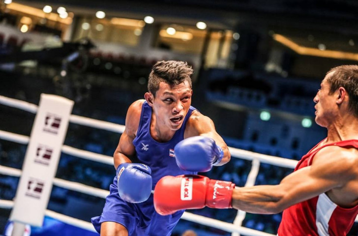 Thailand's Wuttichai Masuk missed out on the light welterweight final after suffering defeat at the hands of Uzbekistan's Fazliddin Gaibnazarov ©AIBA/Facebook 