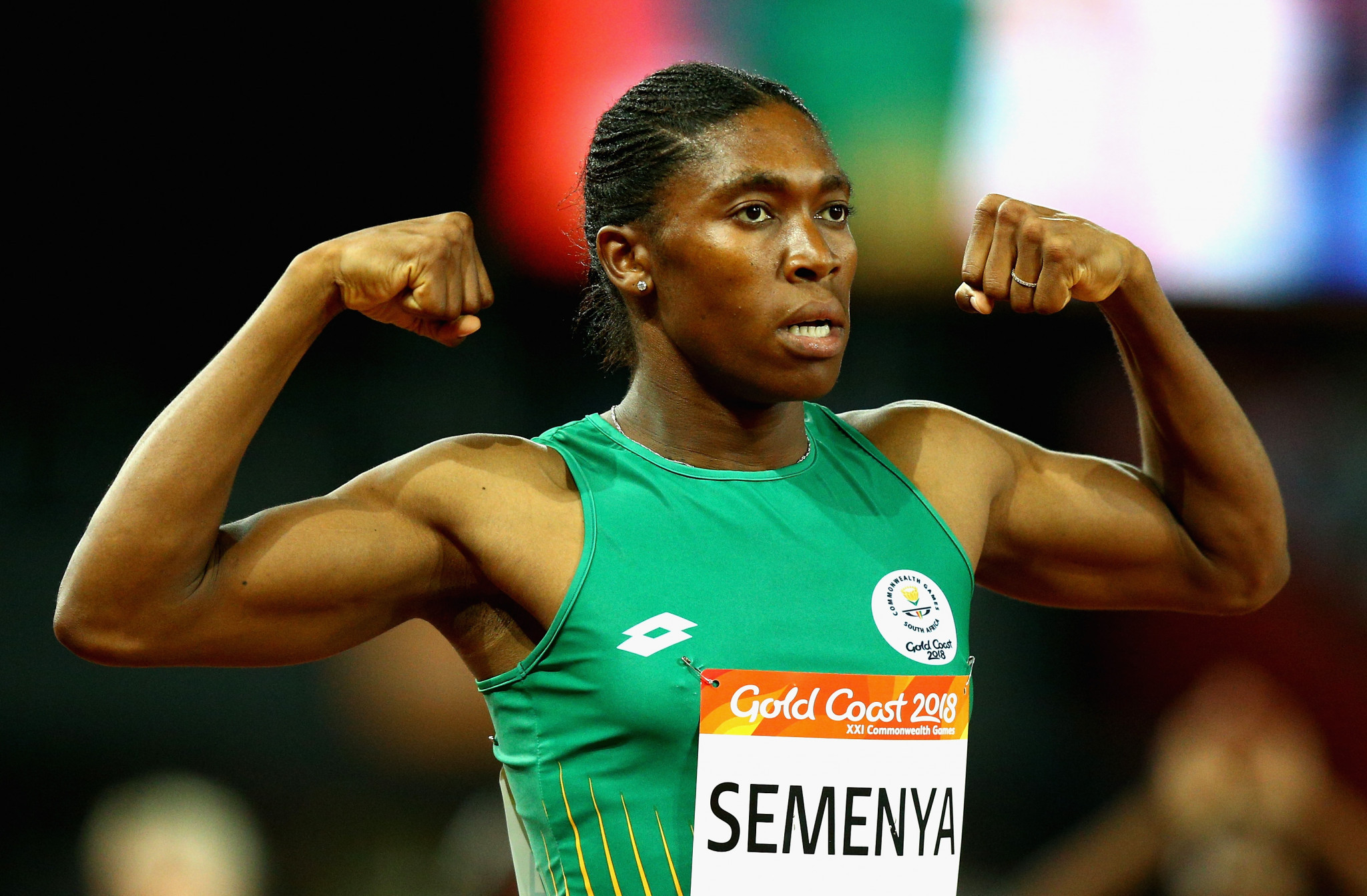 Caster Semenya of South Africa completed the 800m/1,500m double on the athletics track ©Getty Images