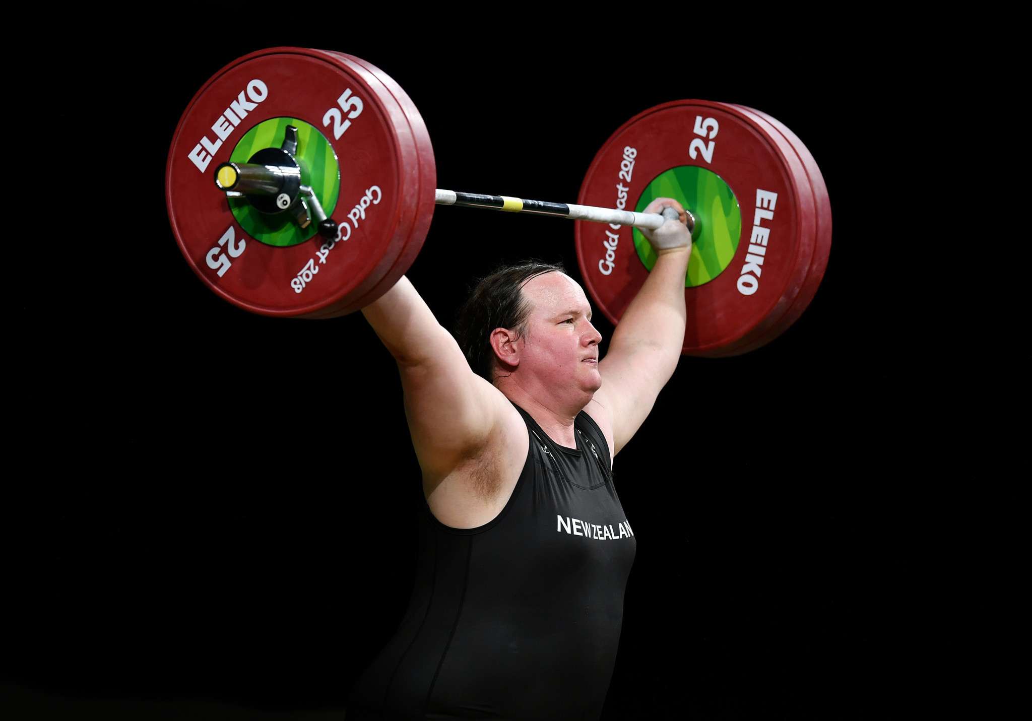 Transgender athlete Laurel Hubbard competed at weightlifting ©Getty Images