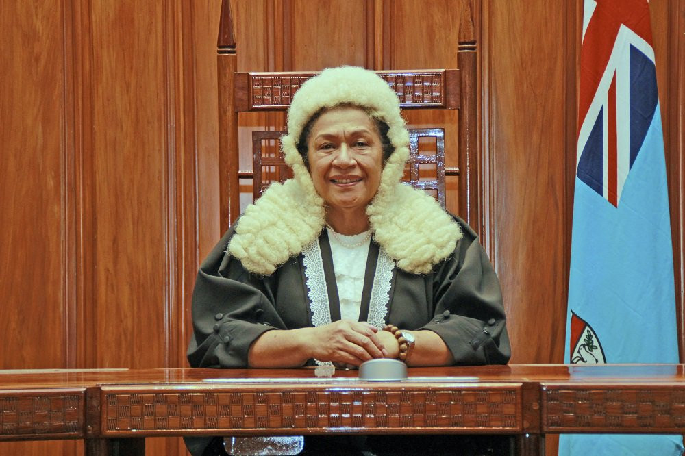 As well as representing Fiji on the sporting stage internationally and being a member of FASANOC, Dr Jiko Luveni was Fiji's first female Speaker of Parliament ©Fijian Parliament