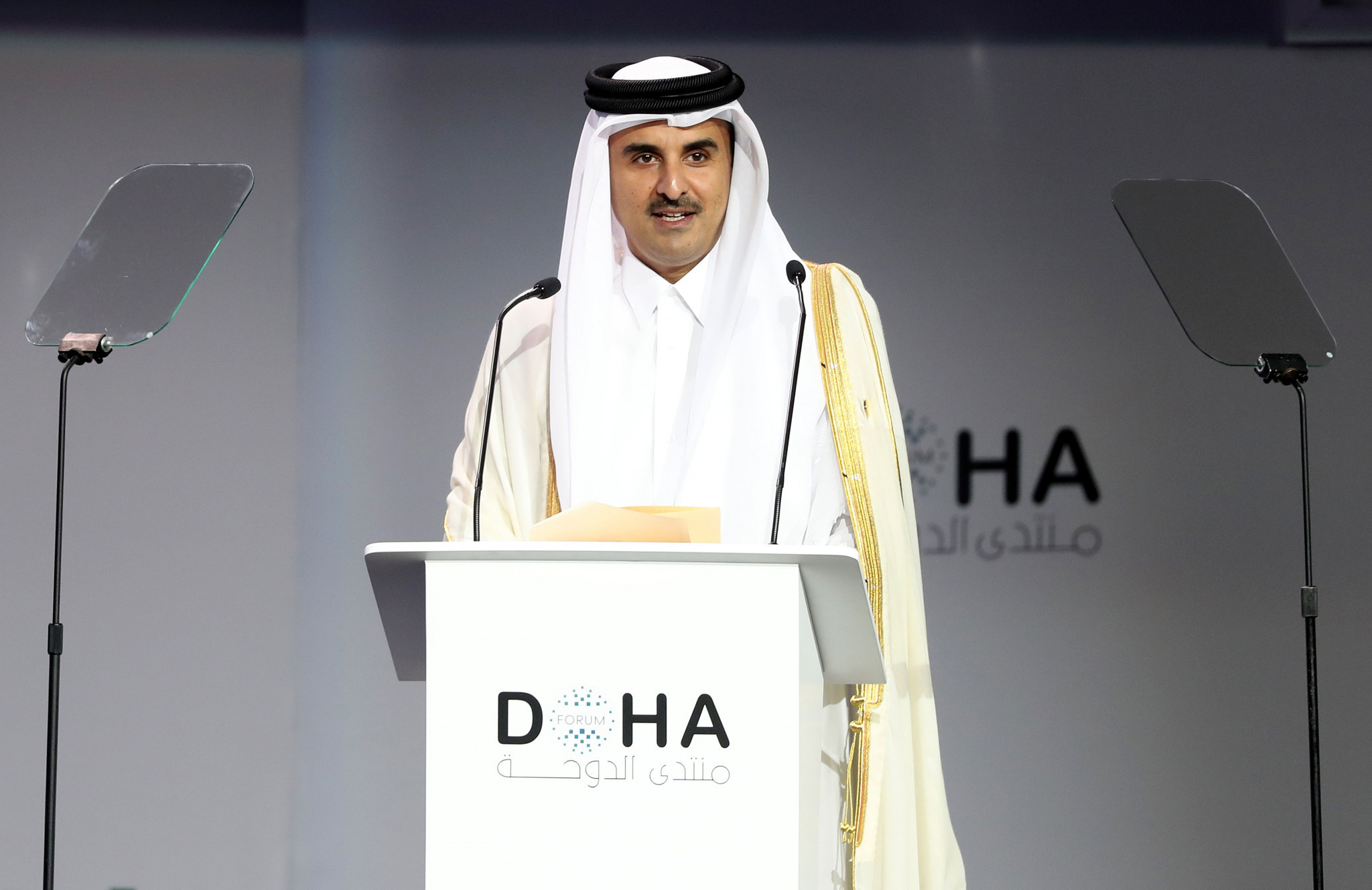Sheikh Tamim Bin Hamad Al-Thani has taken over as the IOC's top Tweeter ©Getty Images