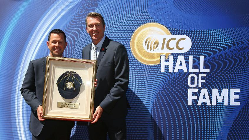 Former test batsman Ricky Ponting has been inducted into the ICC Hall of Fame ©ICC