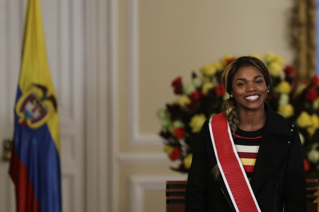 IAAF Athlete of the Year Ibargüen receives national award in Colombia