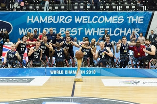 The wheelchair basketball world champions, Great Britain, are aiming to qualify for the Tokyo 2020 Paralympic Games ©British Wheelchair Basketball