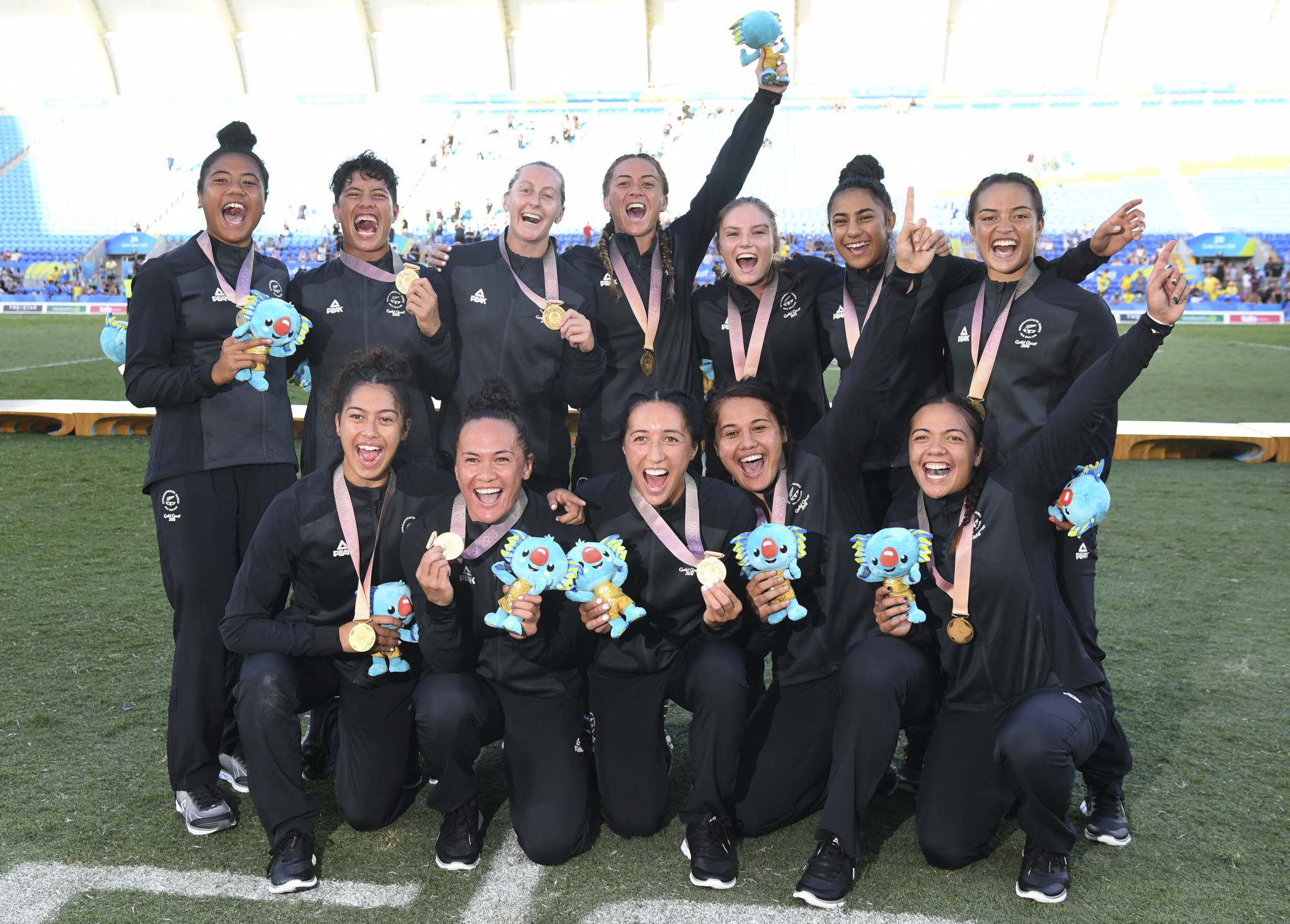 New Zealand were awarded the Lonsdale Cup after a successful year which included gold in the Gold Coast Commonwealth Games ©Getty Images