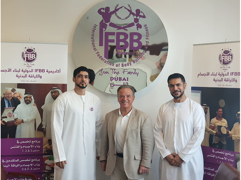 IFBB President visits Gulf Classic tournament in Dubai