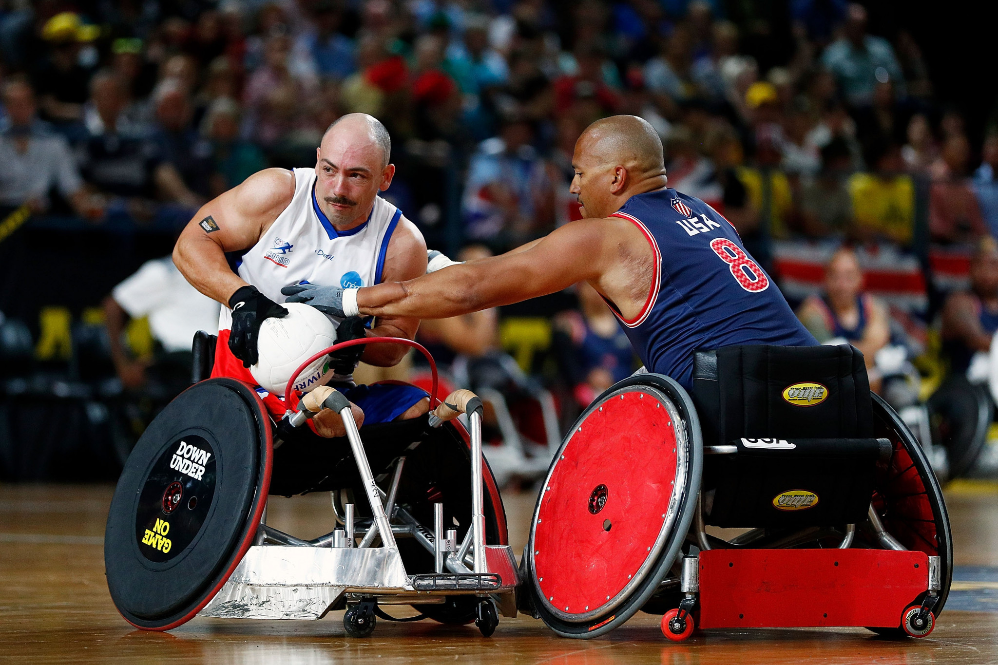 The United States wheelchair rugby team recently won bronze at the Invictus Games in Sydney ©Getty Images
