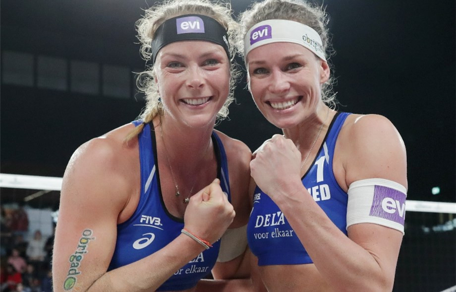 The Netherlands' Madelein Mappelink and Sanne Keizer will lead the way for the hosts at the first FIVB Beach Volleyball World Tour event of 2019 in The Hague ©FIVB