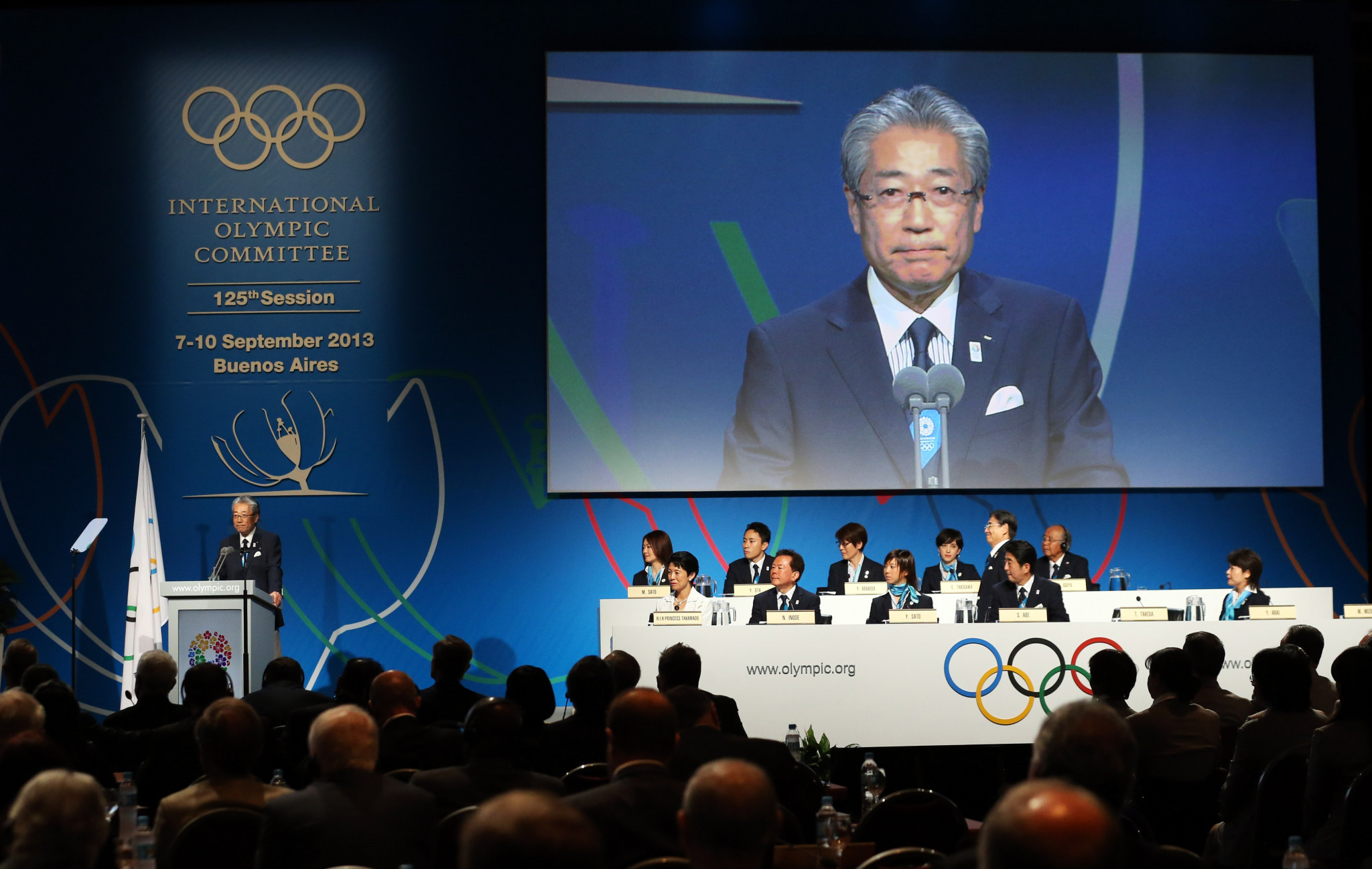 Tsunekazu Takeda played a leading role in Tokyo's successful bid for the 2020 Olympic and Paralympic Games ©Getty Images