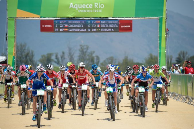 The Rio 2016 mountain bike test event came in for praise from both organisers and competitors ©Rio 2016