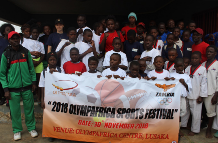 The National Olympic Committee of Zambia held its annual OlympAfrica sports festival ©NOCZ