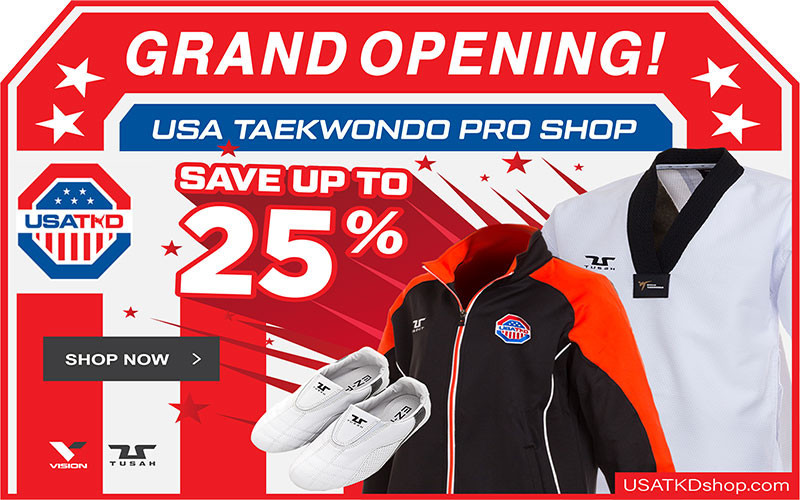 USA Taekwondo has launched a new online "Pro Shop" which sells equipment and clothing ©USA Taekwondo