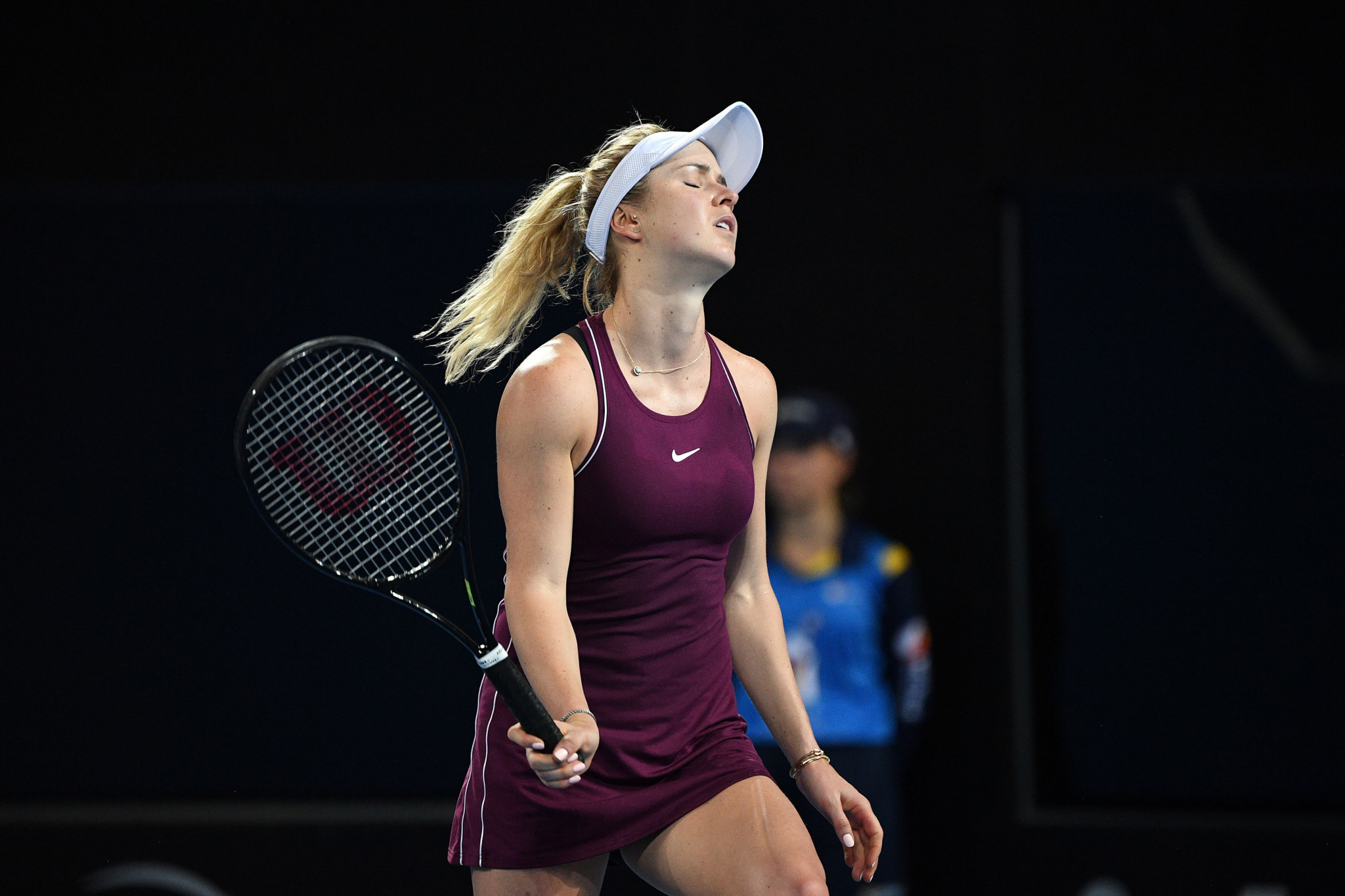 Defending champion and top seed Elina Svitolina of Ukraine exited the Brisbane International after suffering a defeat to Belarus's Aliaksandra Sasnovich ©Getty Images